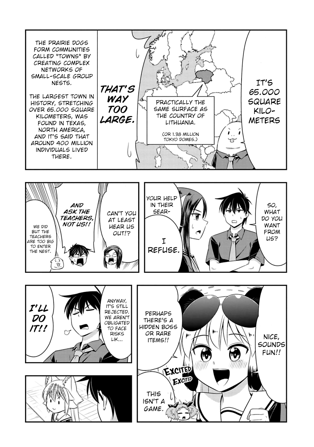 Murenase! Shiiton Gakuen Chapter 87 page 4 - Chapter 87: Underground Maze (1)