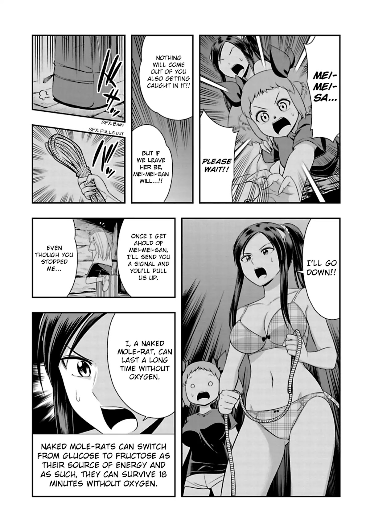 Murenase! Shiiton Gakuen Chapter 91 page 3 - Chapter 91: Underground Maze (5)