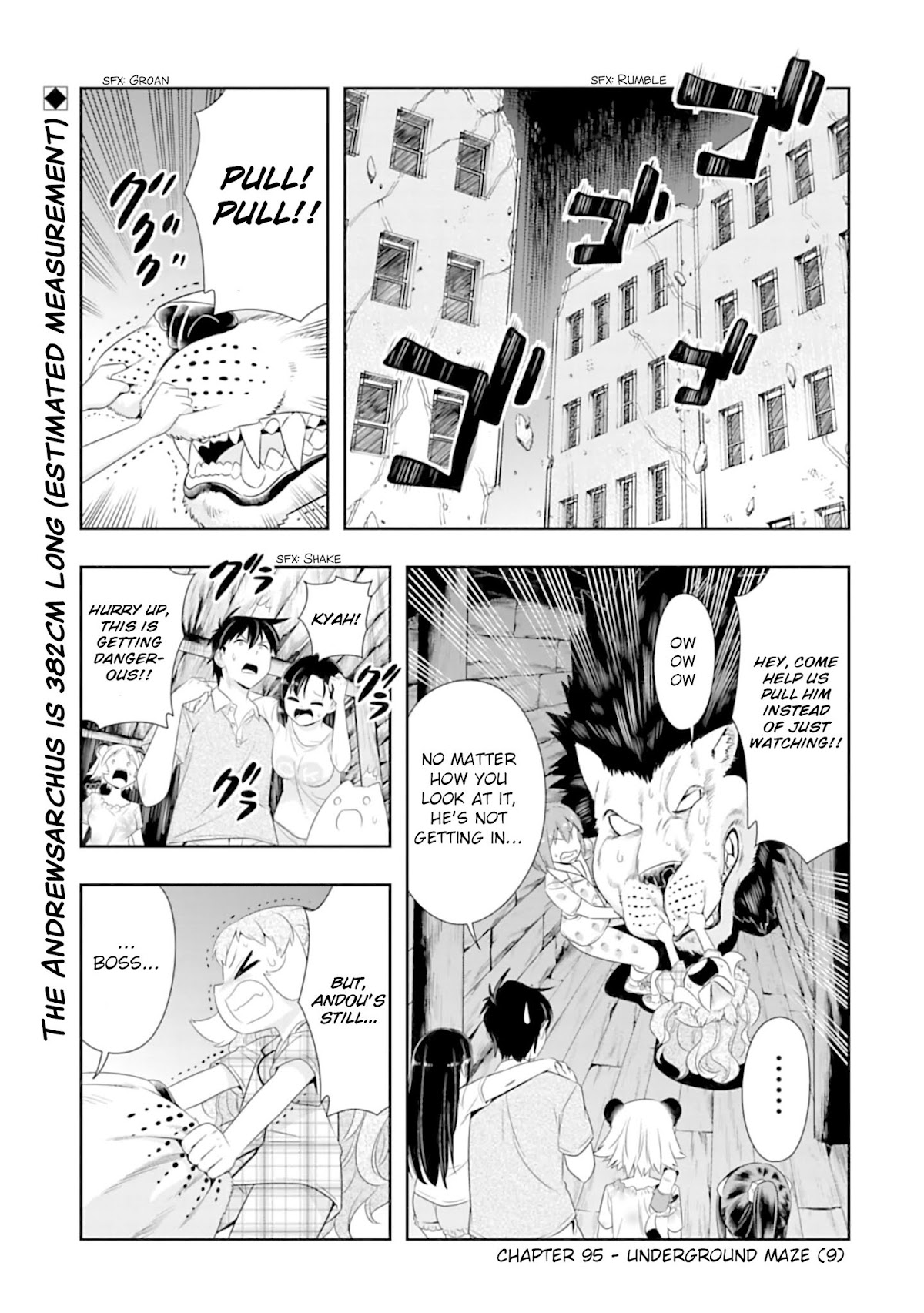 Murenase! Shiiton Gakuen Chapter 95 page 1 - Chapter 95: Underground Maze (9)