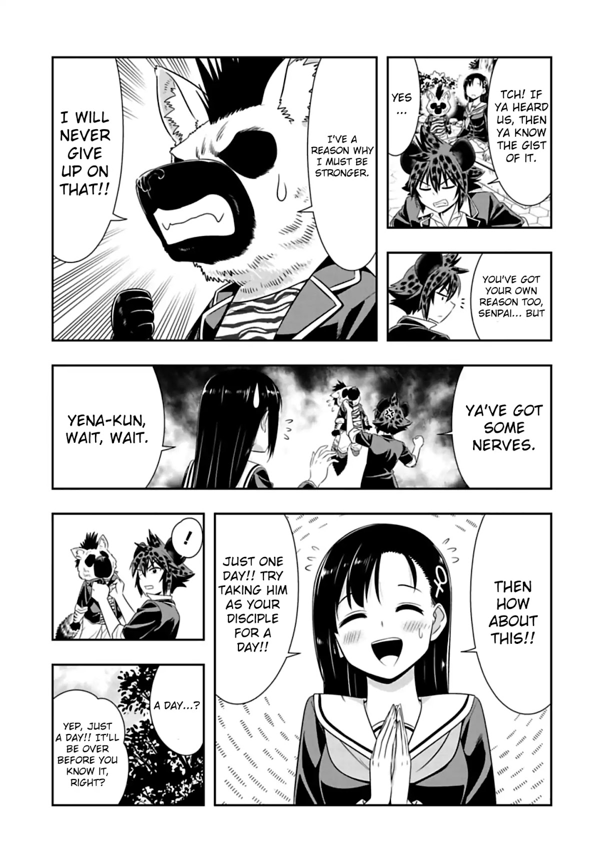 Murenase! Shiiton Gakuen Chapter 96 page 11 - Chapter 96: We All Are Growing