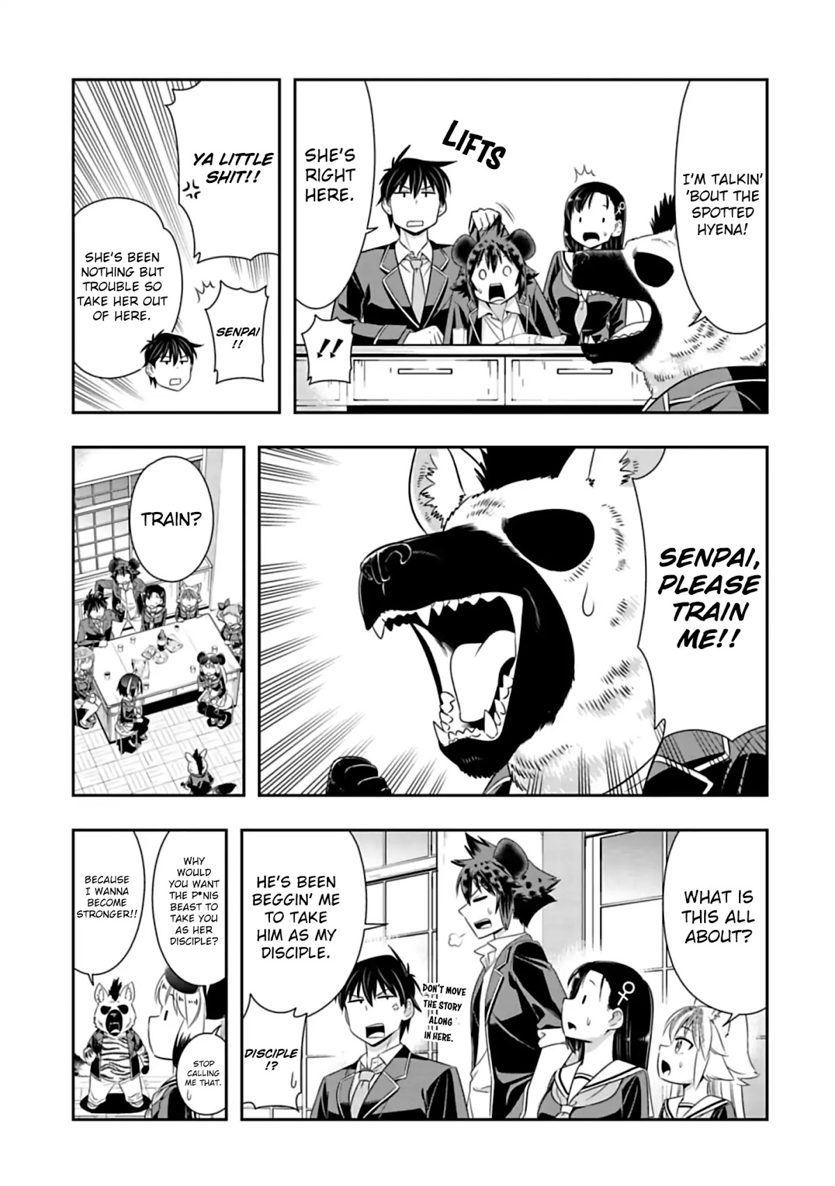 Murenase! Shiiton Gakuen Chapter 96 page 3 - Chapter 96: We All Are Growing