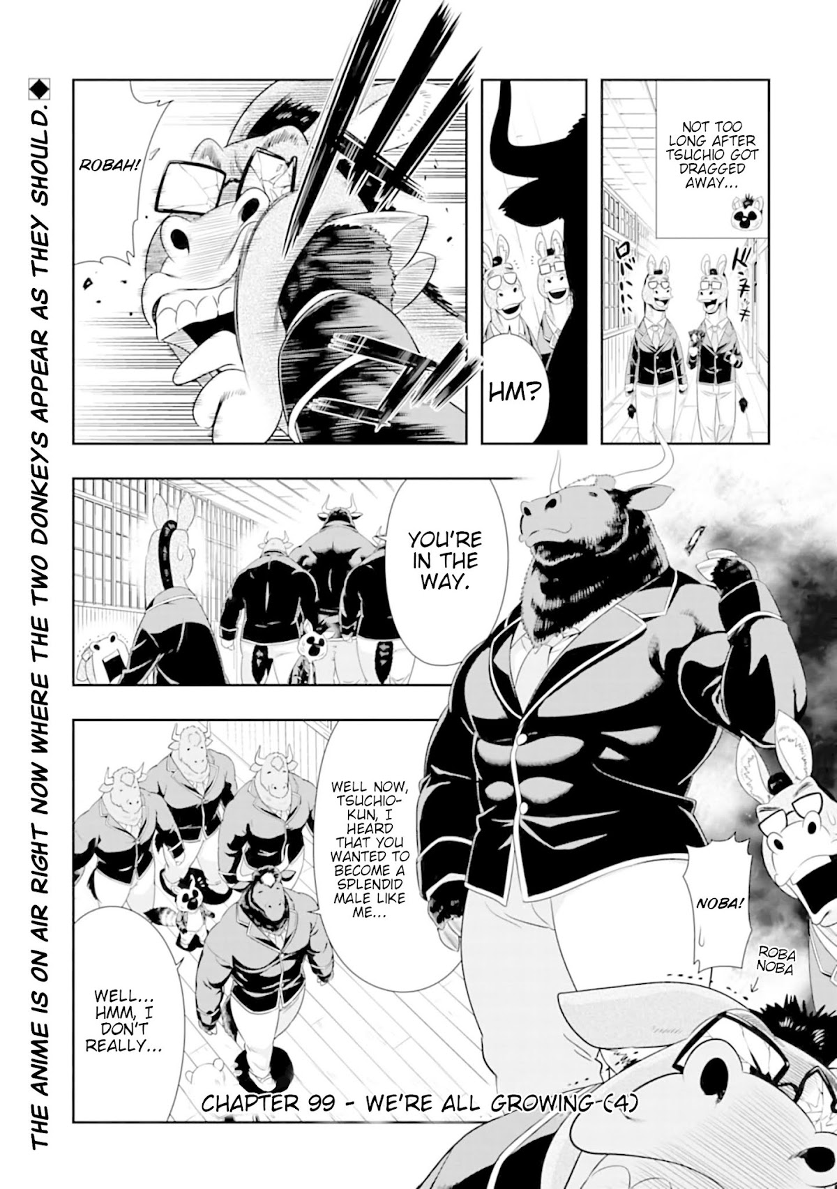 Murenase! Shiiton Gakuen Chapter 99 page 1 - Chapter 99: We're All Growing (4)