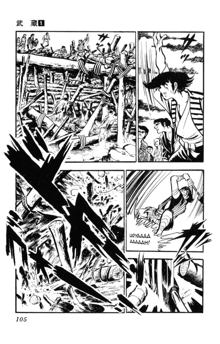 Musashi (MOTOMIYA Hiroshi) Chapter 1.2 page 25 - Vol.1 Chapter 2: Showdown at the Yoshii River!
