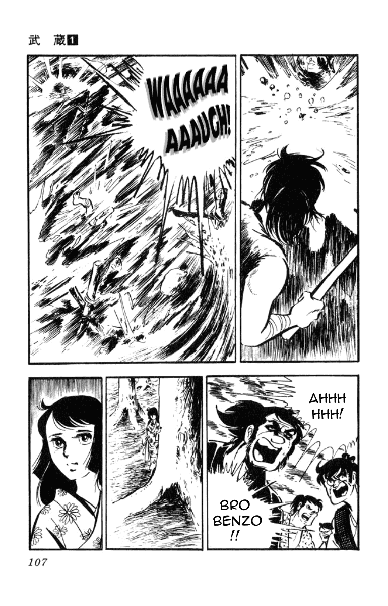 Musashi (MOTOMIYA Hiroshi) Chapter 1.2 page 27 - Vol.1 Chapter 2: Showdown at the Yoshii River!