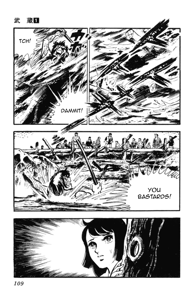 Musashi (MOTOMIYA Hiroshi) Chapter 1.2 page 29 - Vol.1 Chapter 2: Showdown at the Yoshii River!