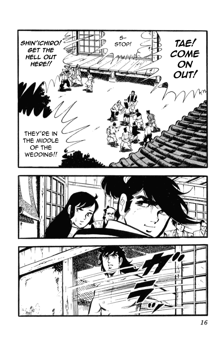 Musashi (MOTOMIYA Hiroshi) Chapter 2.3-5 page 16 - Vol.2 Chapter 3.5: Benzo's Riot