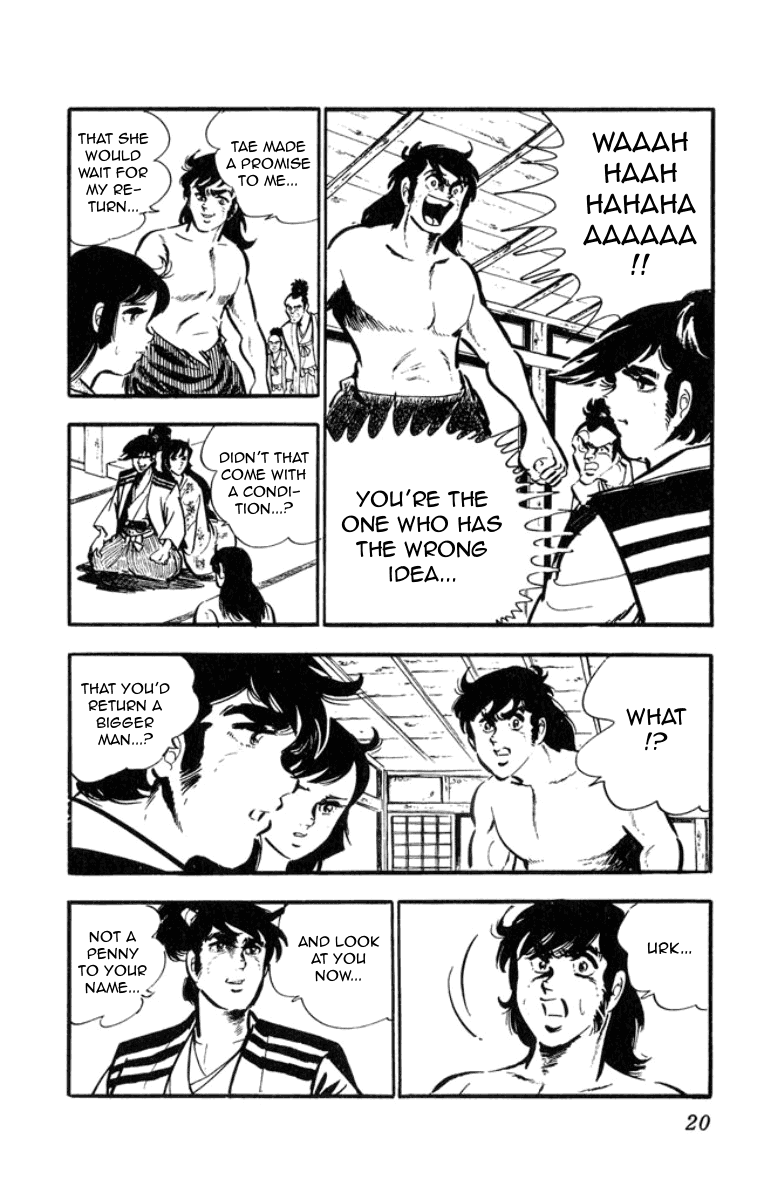 Musashi (MOTOMIYA Hiroshi) Chapter 2.3-5 page 20 - Vol.2 Chapter 3.5: Benzo's Riot