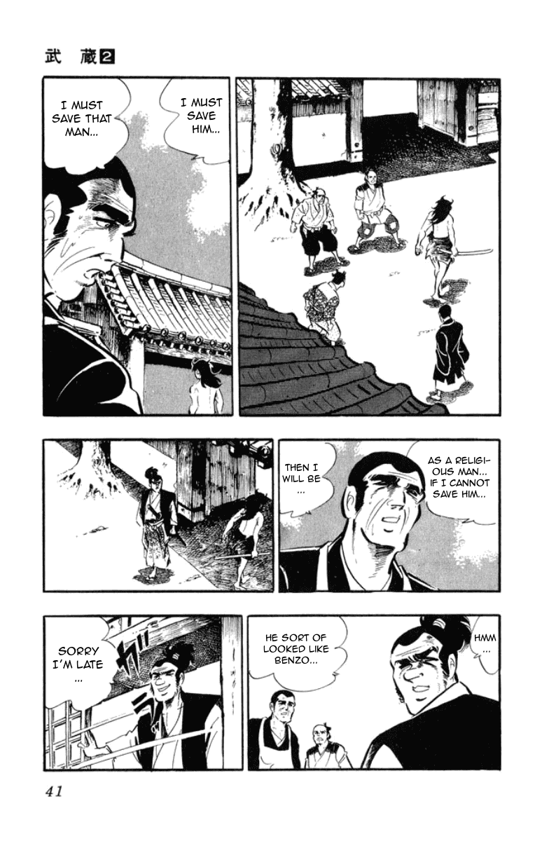 Musashi (MOTOMIYA Hiroshi) Chapter 2.3-5 page 40 - Vol.2 Chapter 3.5: Benzo's Riot
