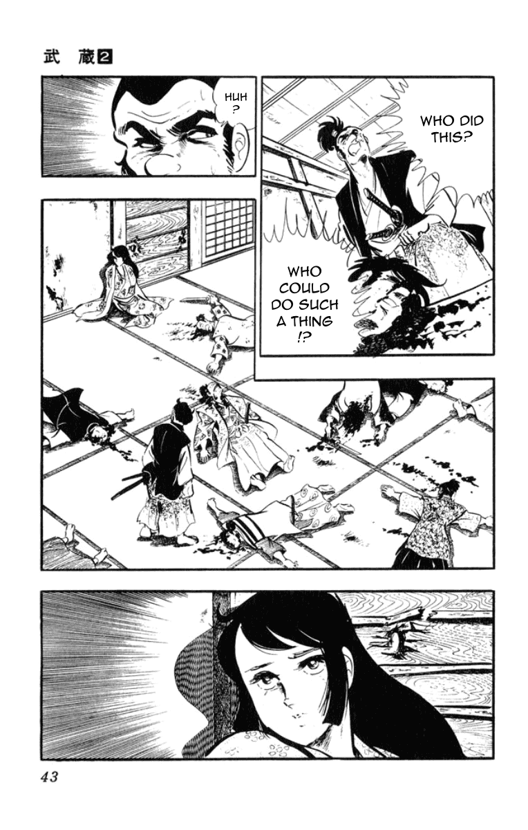 Musashi (MOTOMIYA Hiroshi) Chapter 2.3-5 page 42 - Vol.2 Chapter 3.5: Benzo's Riot
