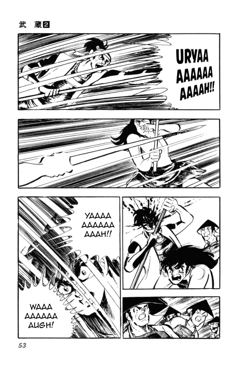 Musashi (MOTOMIYA Hiroshi) Chapter 2.3-5 page 52 - Vol.2 Chapter 3.5: Benzo's Riot
