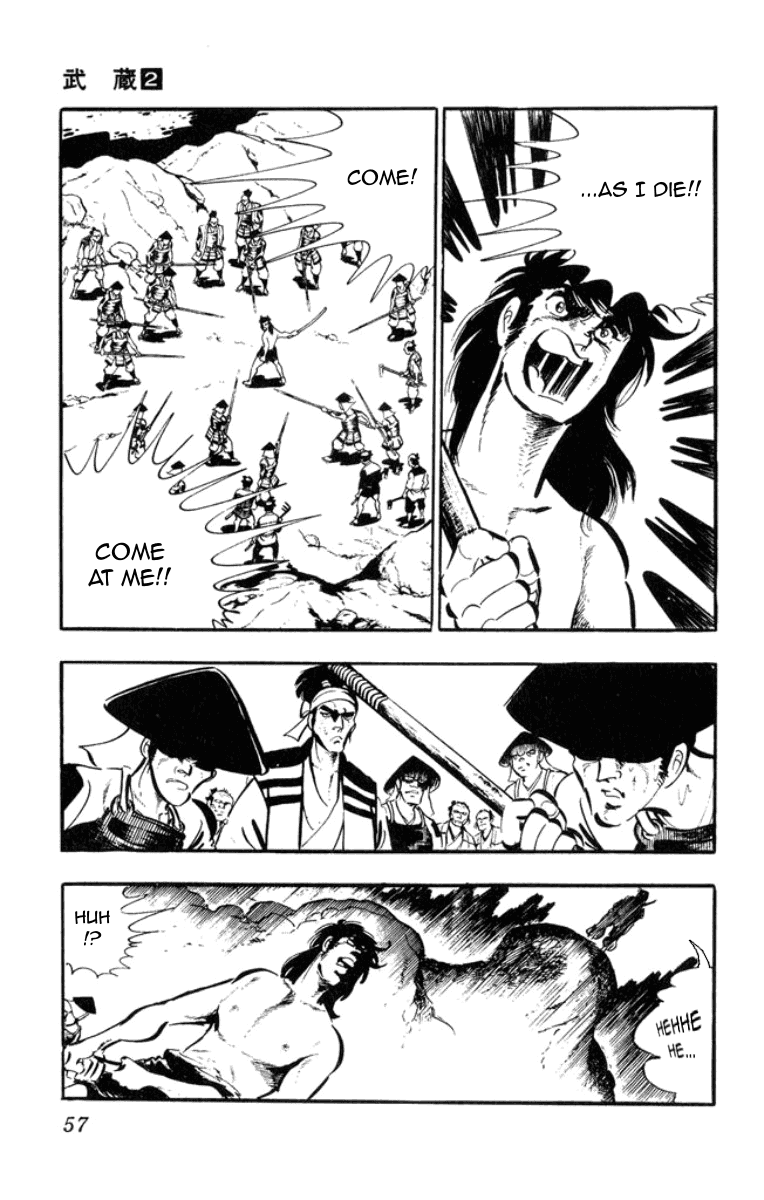 Musashi (MOTOMIYA Hiroshi) Chapter 2.3-5 page 56 - Vol.2 Chapter 3.5: Benzo's Riot