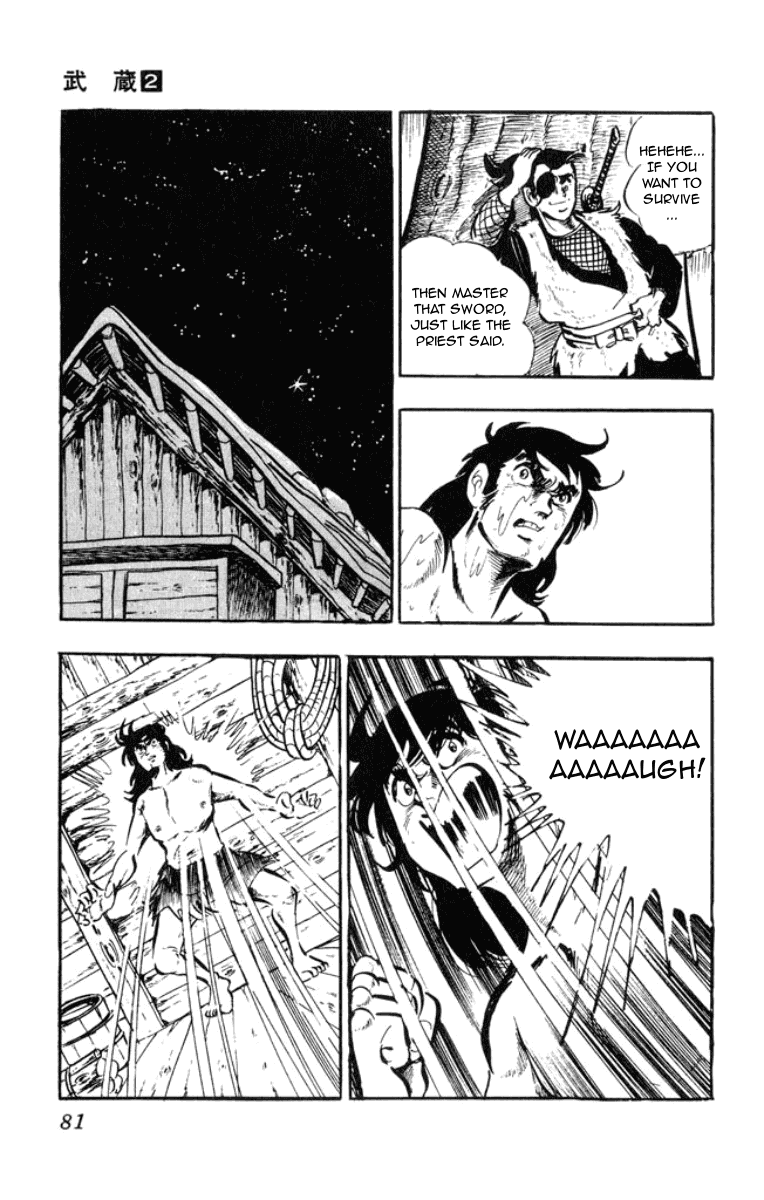 Musashi (MOTOMIYA Hiroshi) Chapter 2.3-5 page 79 - Vol.2 Chapter 3.5: Benzo's Riot
