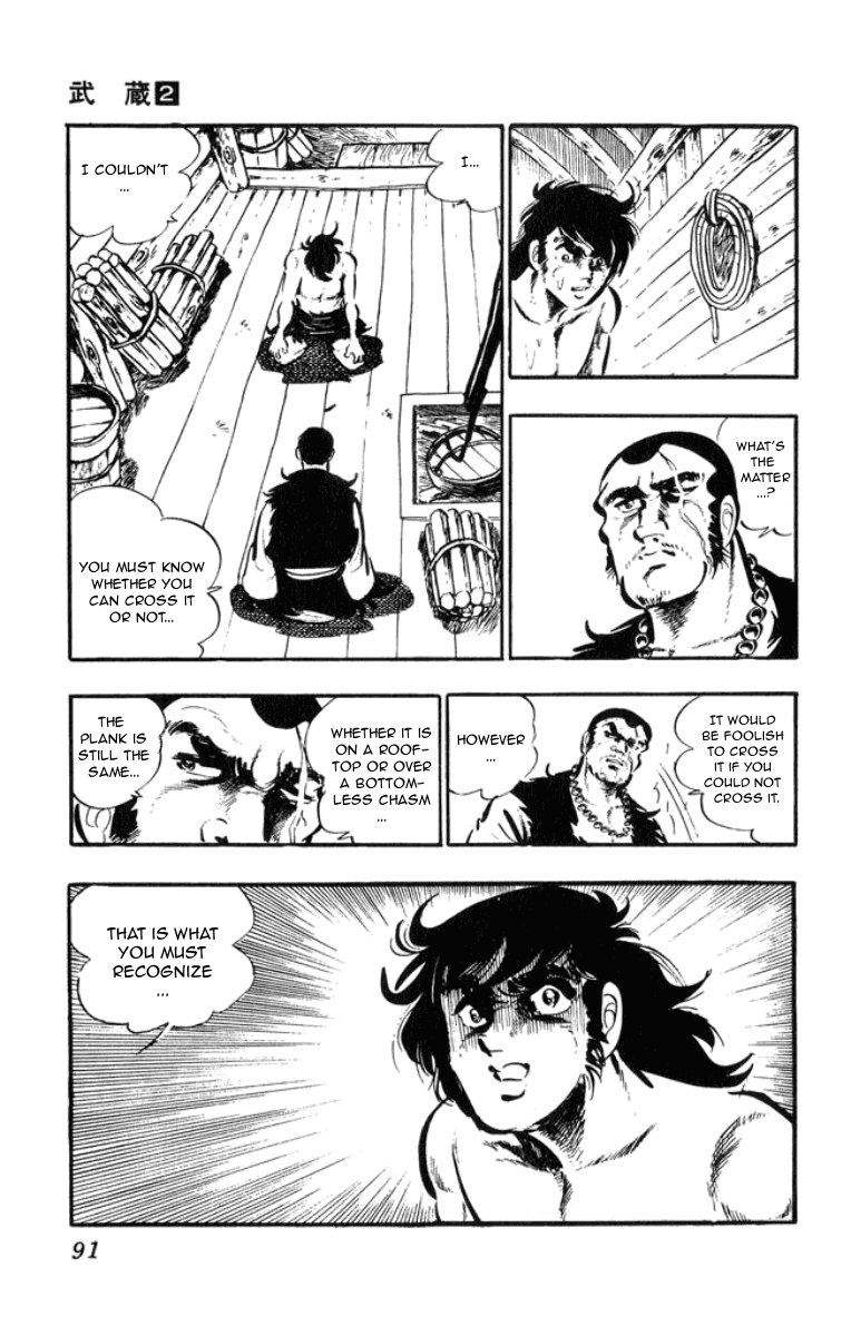 Musashi (MOTOMIYA Hiroshi) Chapter 2.3-5 page 89 - Vol.2 Chapter 3.5: Benzo's Riot