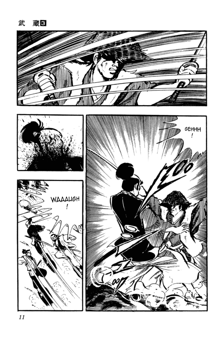Musashi (MOTOMIYA Hiroshi) Chapter 3.5-5 page 11 - Vol.3 Chapter 5.5: The Cursed Two-Sword Style