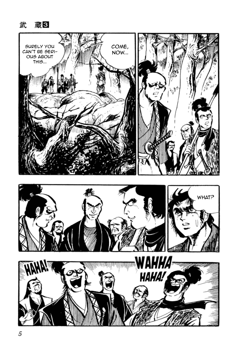 Musashi (MOTOMIYA Hiroshi) Chapter 3.5-5 page 5 - Vol.3 Chapter 5.5: The Cursed Two-Sword Style