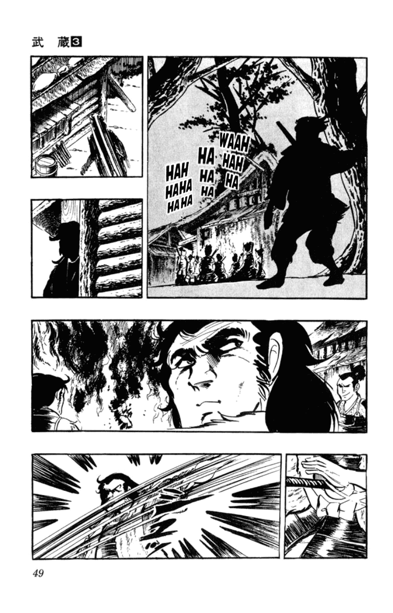 Musashi (MOTOMIYA Hiroshi) Chapter 3.6 page 34 - Vol.3 Chapter 6: Den of Bandits