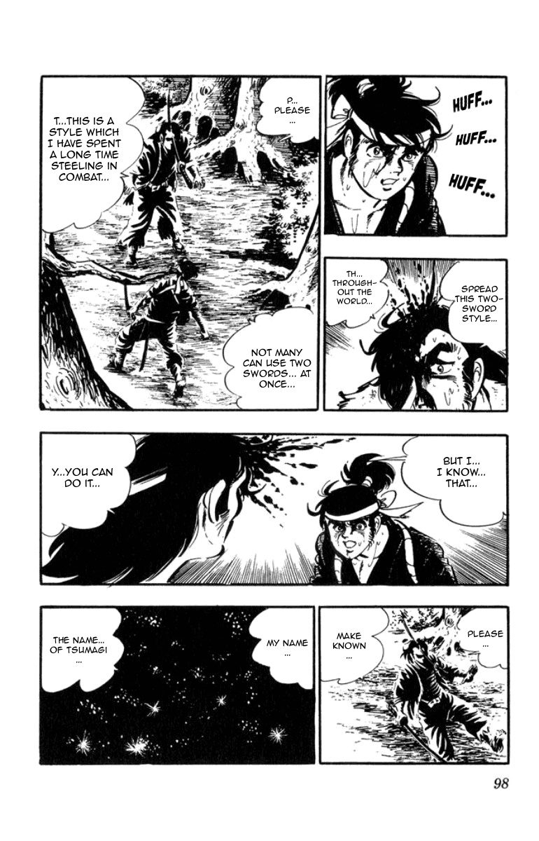 Musashi (MOTOMIYA Hiroshi) Chapter 3.7 page 17 - Vol.3 Chapter 7: Two-Sword Tactics