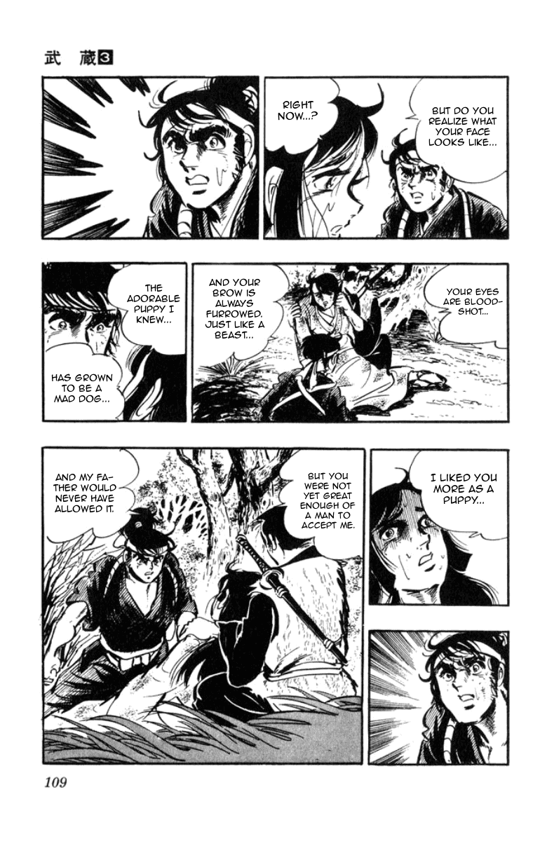 Musashi (MOTOMIYA Hiroshi) Chapter 3.7 page 28 - Vol.3 Chapter 7: Two-Sword Tactics