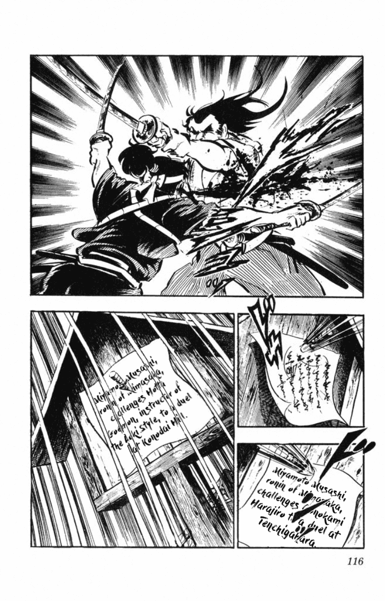 Musashi (MOTOMIYA Hiroshi) Chapter 3.7 page 34 - Vol.3 Chapter 7: Two-Sword Tactics