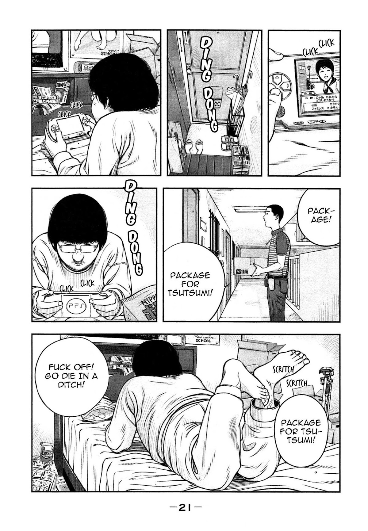 Museum Chapter 1 page 19 - Chapter 1: Punishment: Dog Food