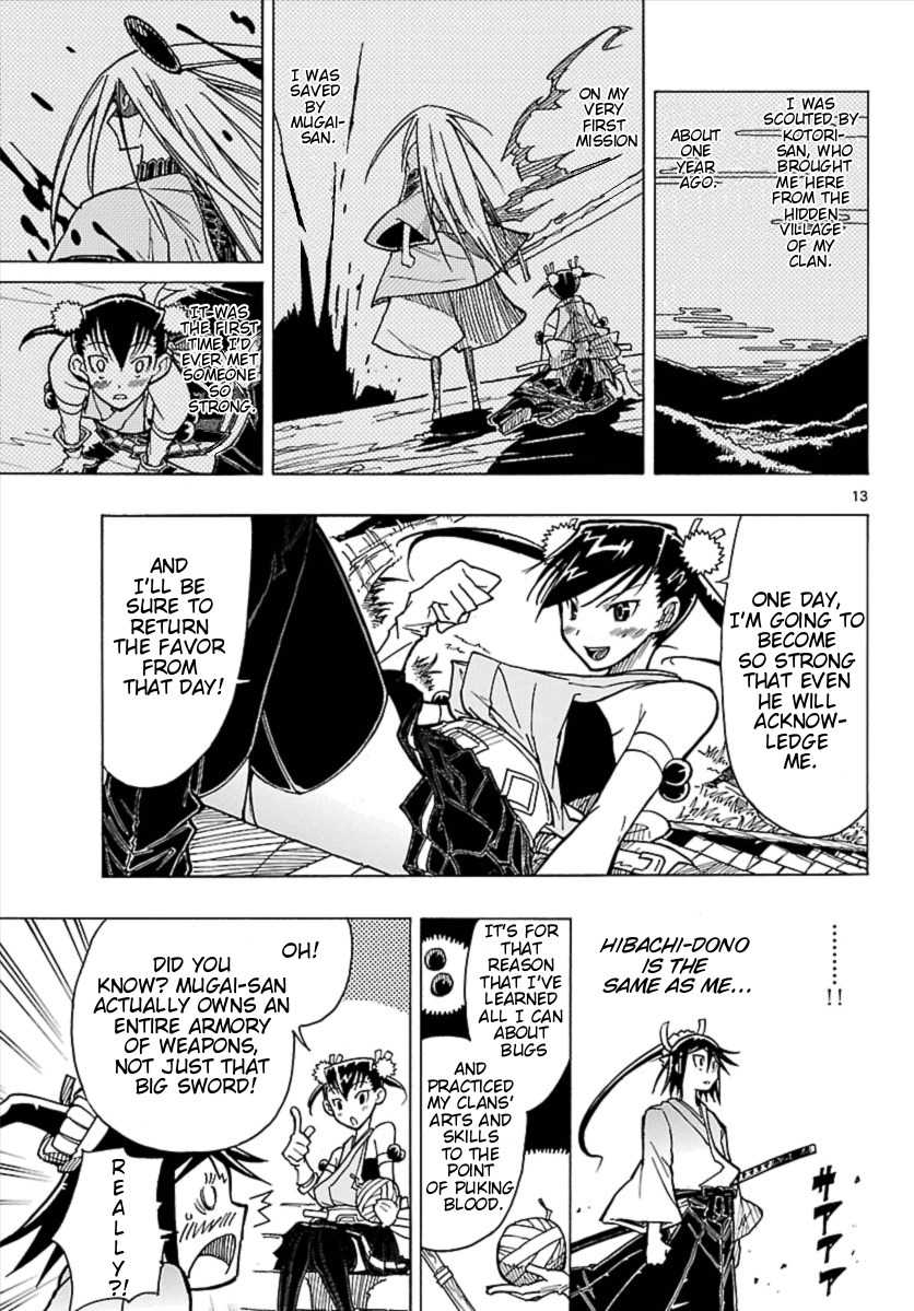 Mushibugyo Chapter 3 page 14 - Chapter 3: Hibachi and Jinbee