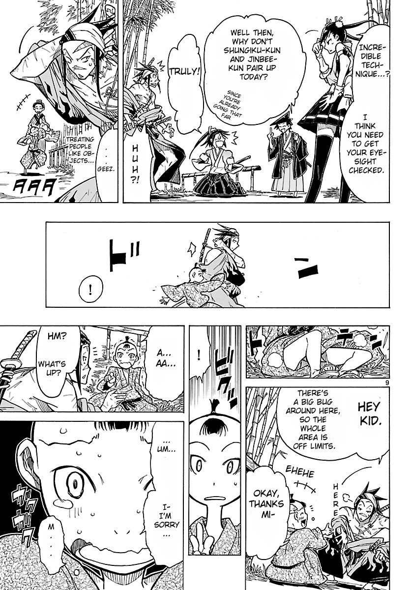 Mushibugyo Chapter 4 page 10 - Chapter 4: Jinbee and Shungiku