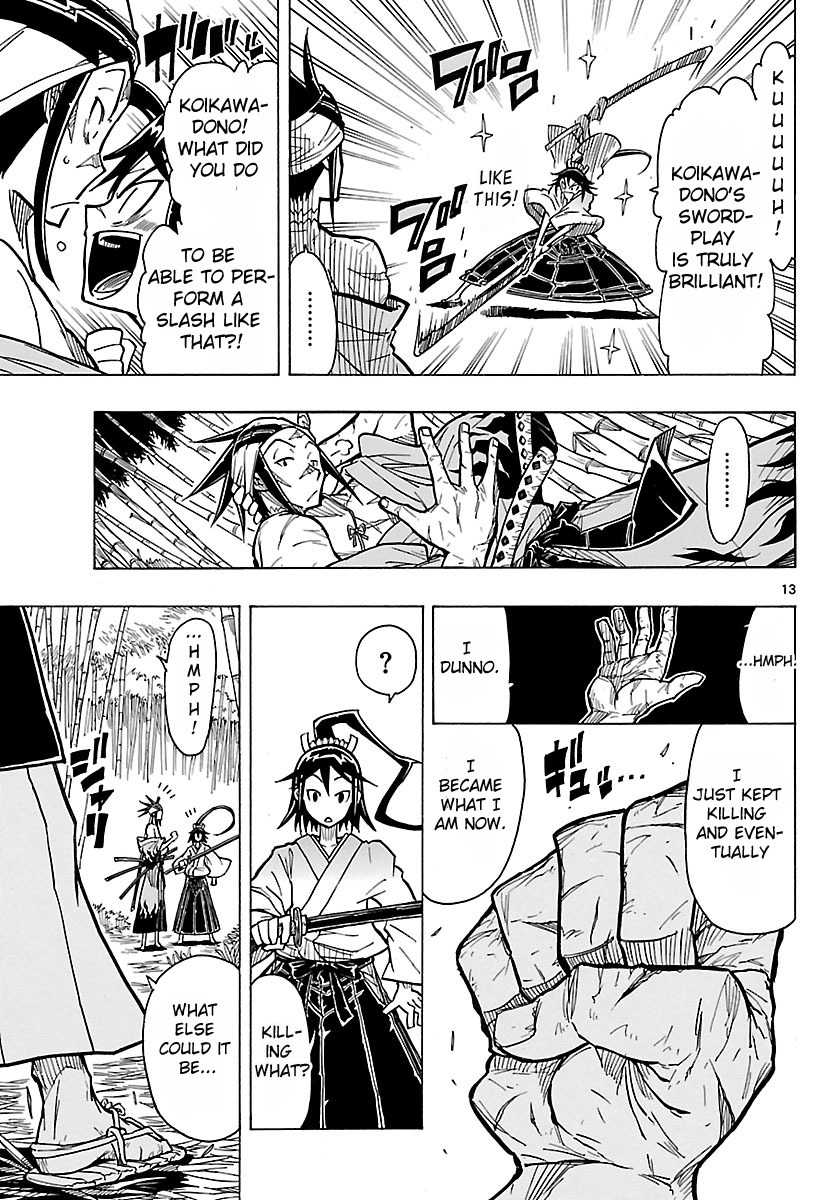 Mushibugyo Chapter 4 page 14 - Chapter 4: Jinbee and Shungiku