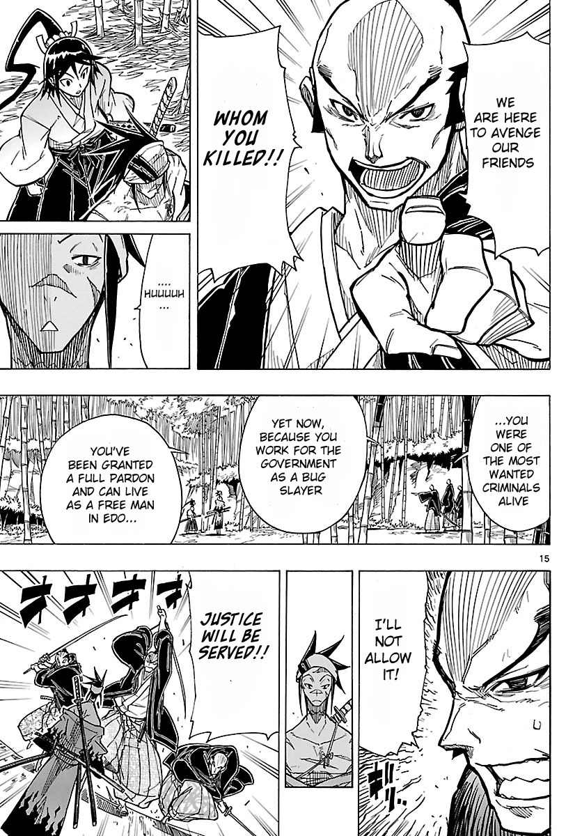 Mushibugyo Chapter 4 page 16 - Chapter 4: Jinbee and Shungiku