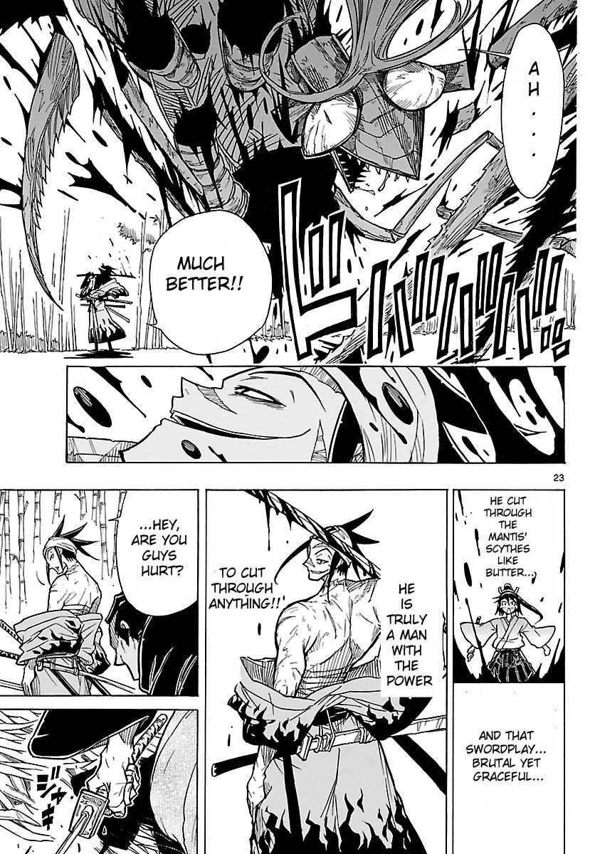Mushibugyo Chapter 4 page 24 - Chapter 4: Jinbee and Shungiku