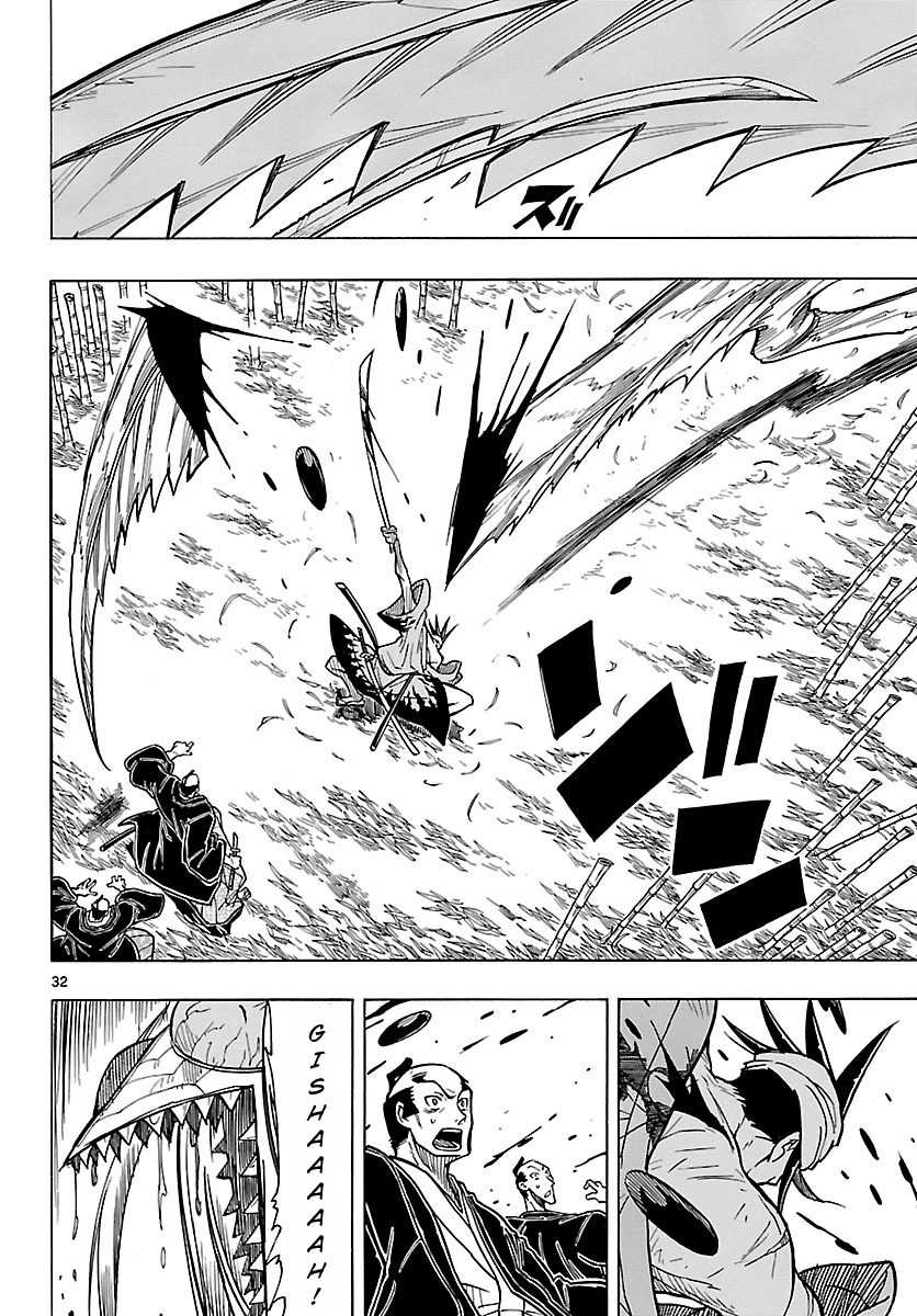 Mushibugyo Chapter 4 page 33 - Chapter 4: Jinbee and Shungiku