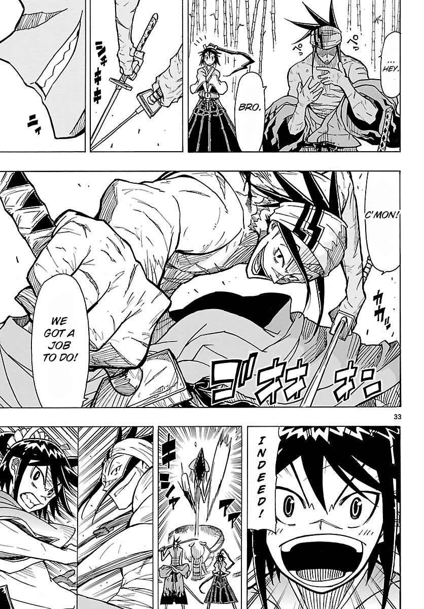 Mushibugyo Chapter 4 page 34 - Chapter 4: Jinbee and Shungiku