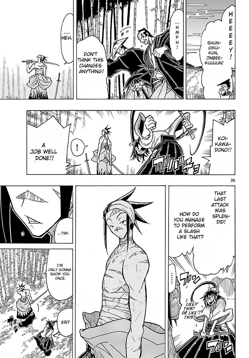 Mushibugyo Chapter 4 page 36 - Chapter 4: Jinbee and Shungiku