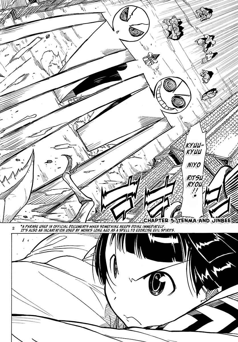 Mushibugyo Chapter 5 page 2 - Chapter 5: Tenma and Jinbee