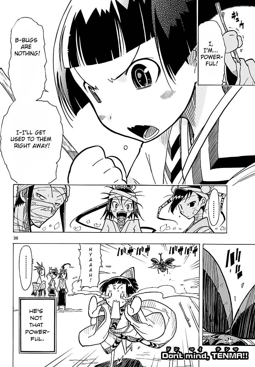 Mushibugyo Chapter 5 page 36 - Chapter 5: Tenma and Jinbee