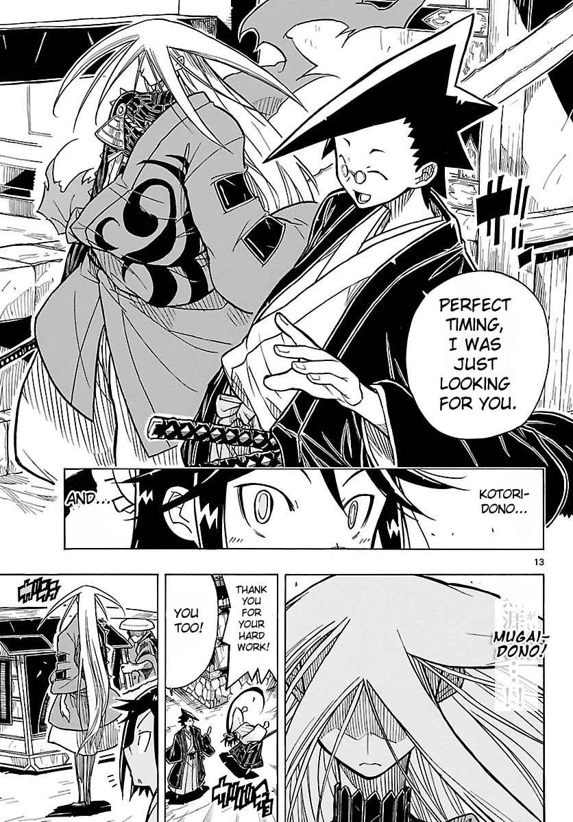 Mushibugyo Chapter 6 page 13 - Chapter 6: Mugai and Jinbee (Part 1)