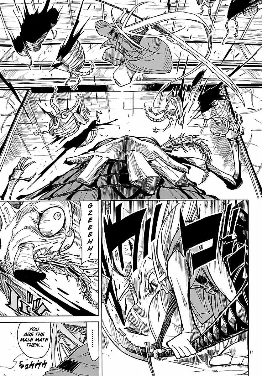 Mushibugyo Chapter 7 page 11 - Chapter 7: Mugai and Jinbee (Part 2)