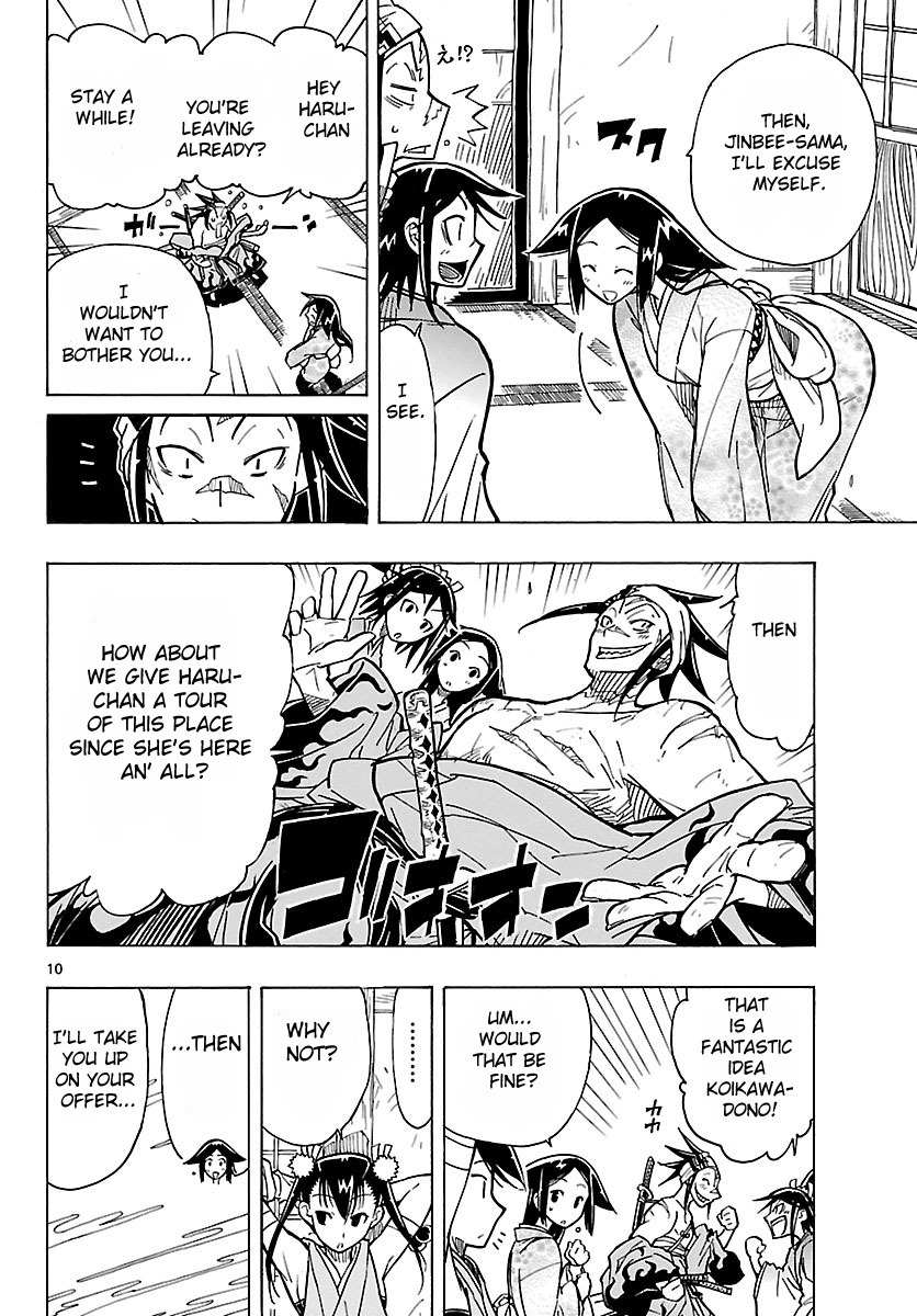 Mushibugyo Chapter 8 page 10 - Chapter 8: Haru's Chaotic Visit
