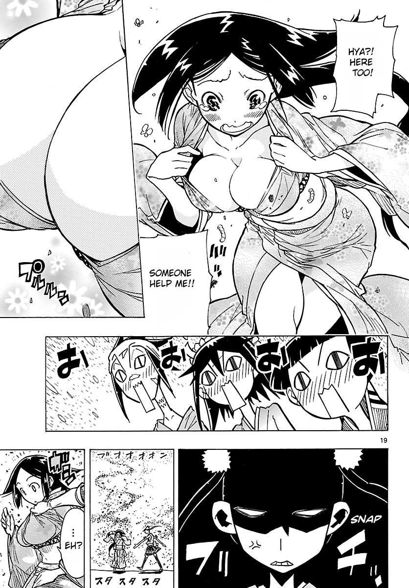Mushibugyo Chapter 8 page 19 - Chapter 8: Haru's Chaotic Visit
