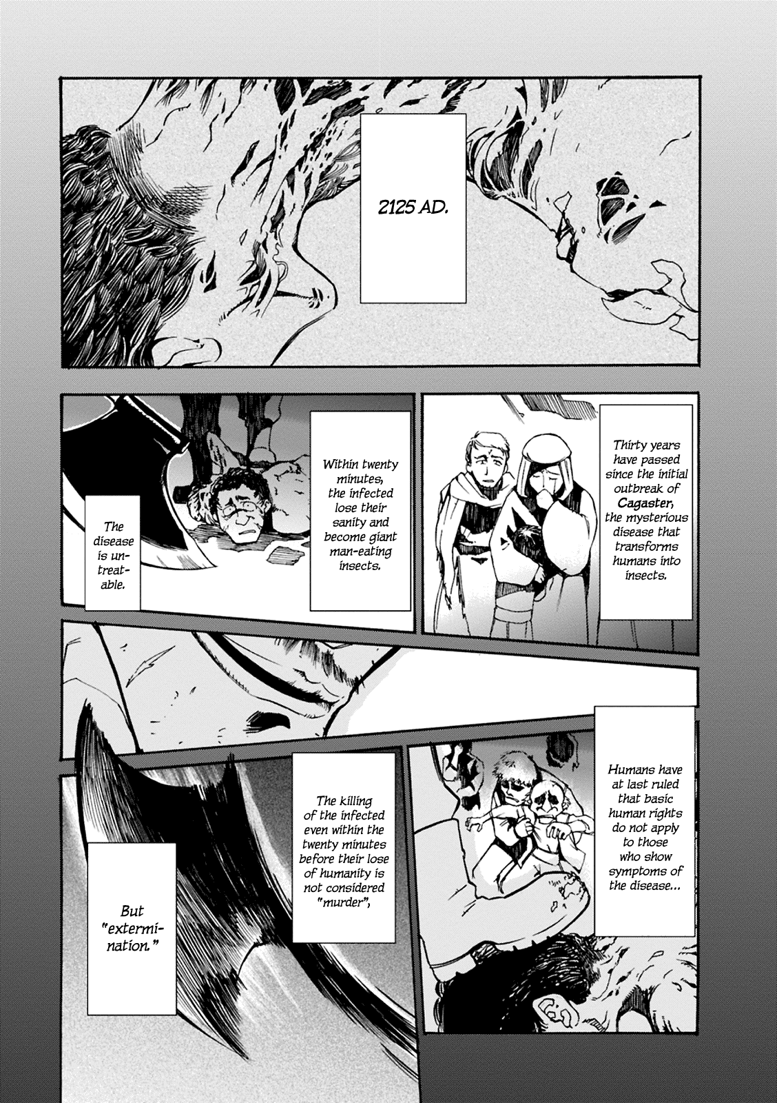 Mushikago no Cagaster Chapter 3 page 2 - Chapter 3