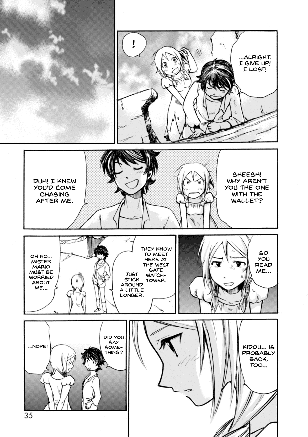Mushikago no Cagaster Chapter 5 page 35 - Chapter 5