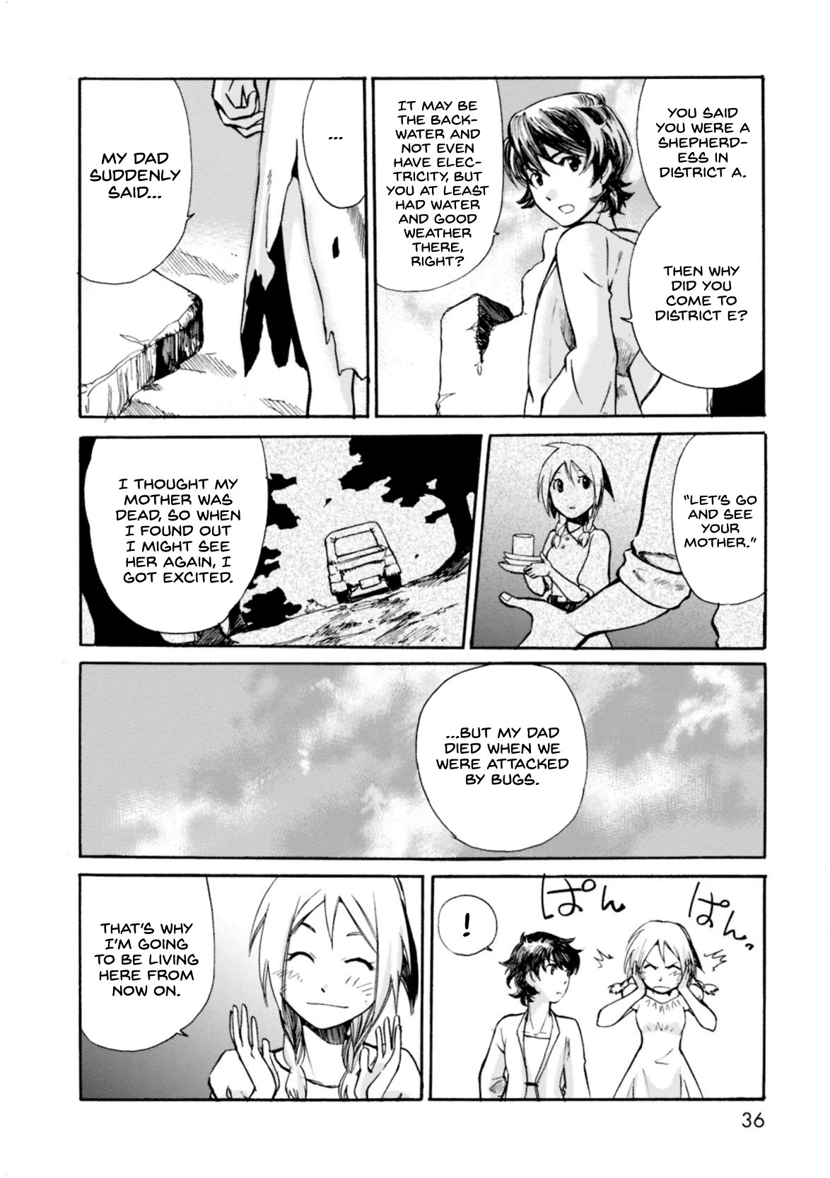 Mushikago no Cagaster Chapter 5 page 36 - Chapter 5