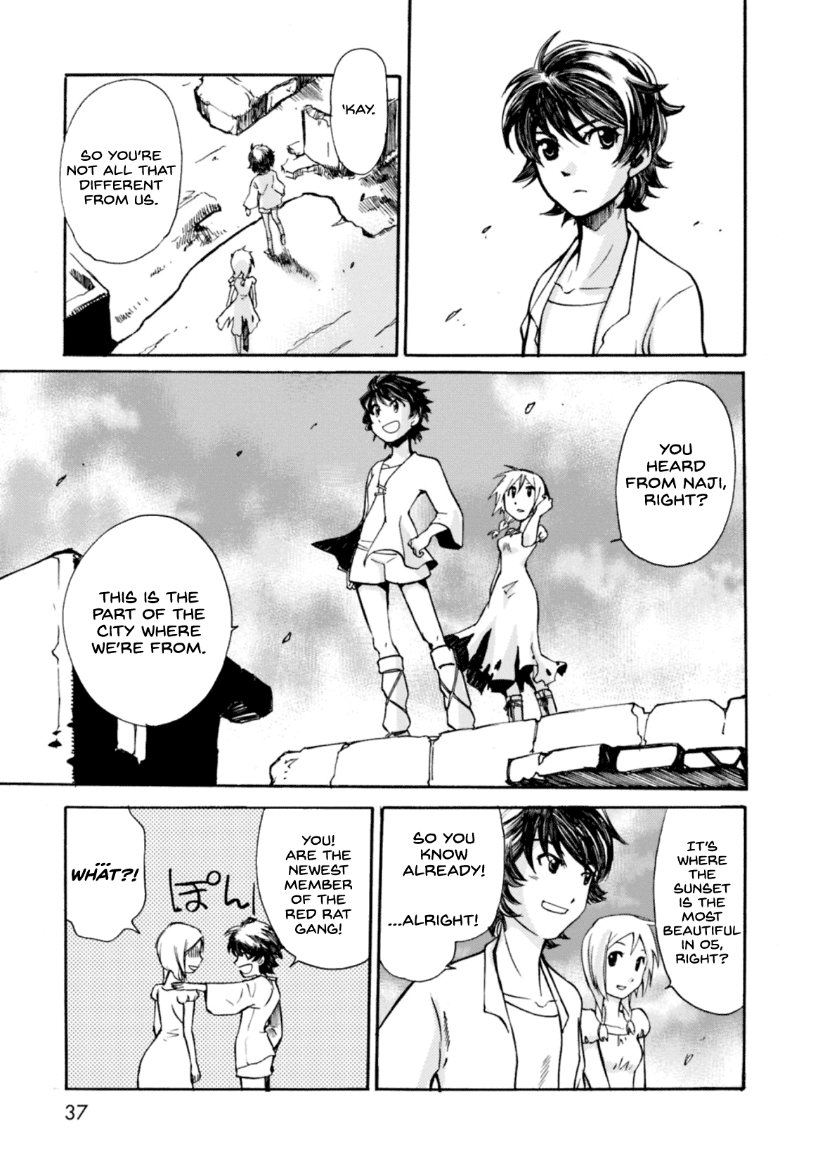 Mushikago no Cagaster Chapter 5 page 37 - Chapter 5