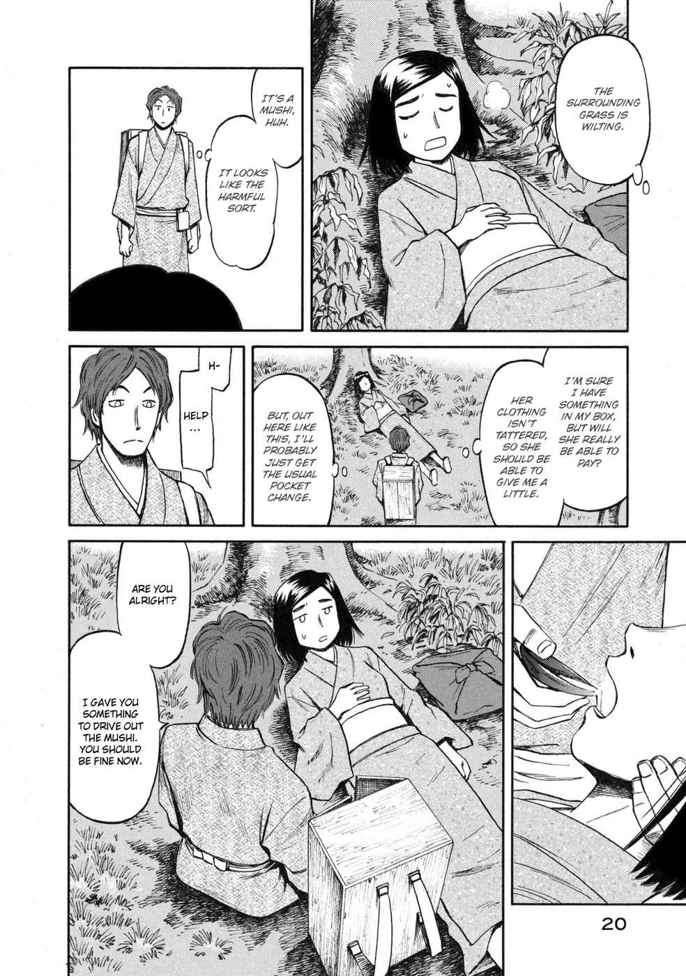 Mushishi Gaitanshuu Chapter 1 page 21 - Chapter 1: Strained Search