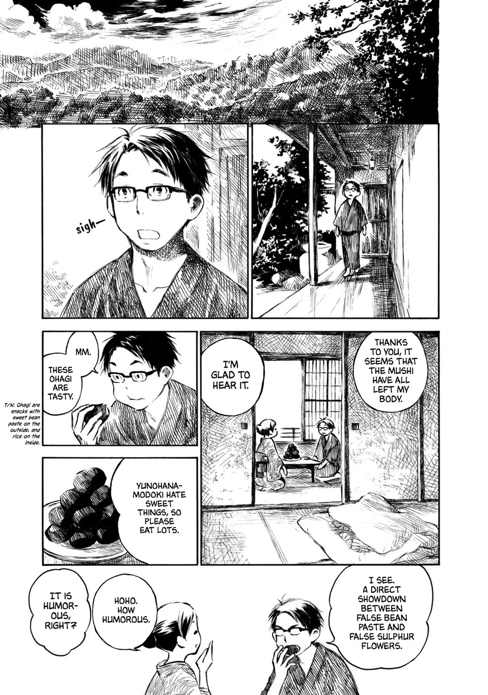 Mushishi Gaitanshuu Chapter 2 page 22 - Chapter 2: Boiling Water