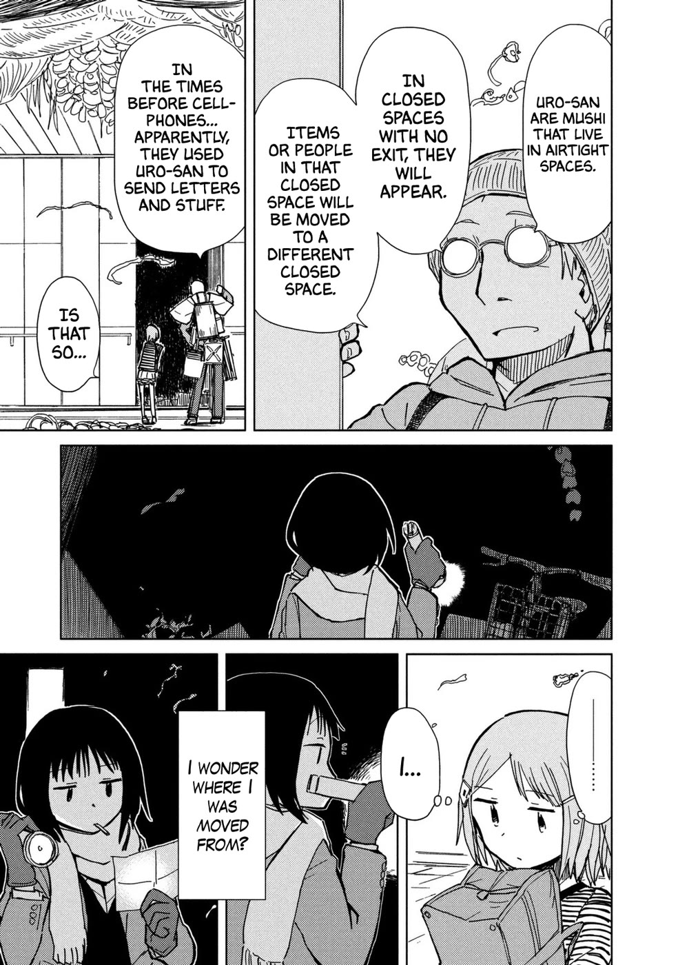 Mushishi Gaitanshuu Chapter 4 page 38 - Chapter 4: Cave of Wooden Joints
