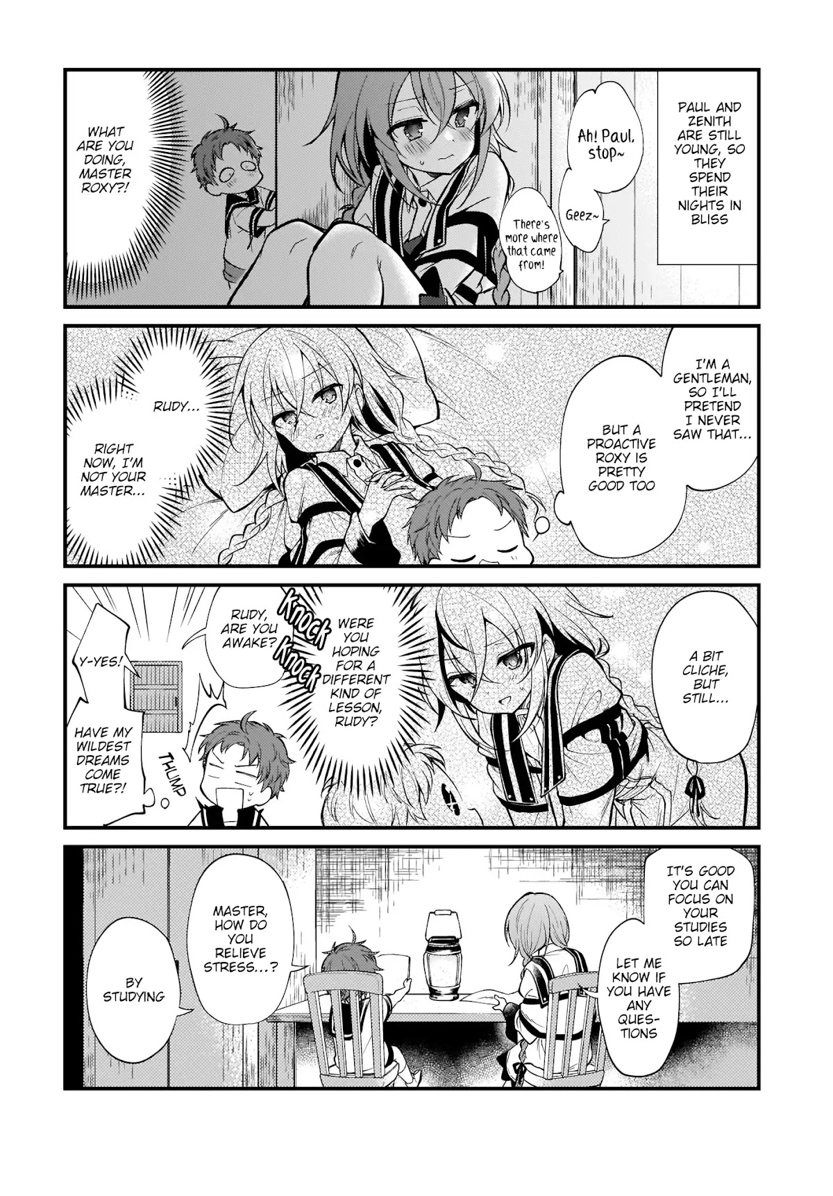 Mushoku Tensei: Even If It's a 4-Koma, I'll Get Serious Chapter 1 page 12 - Chapter 1
