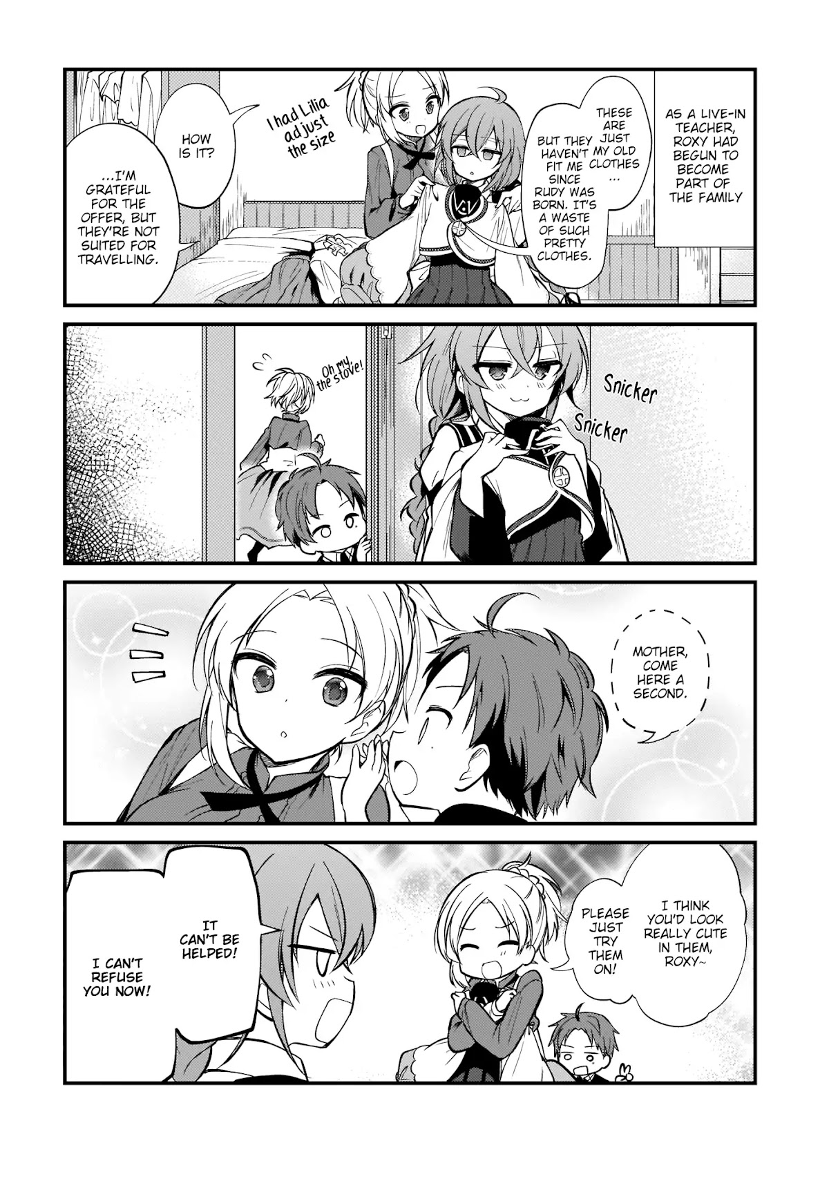 Mushoku Tensei: Even If It's a 4-Koma, I'll Get Serious Chapter 1 page 14 - Chapter 1