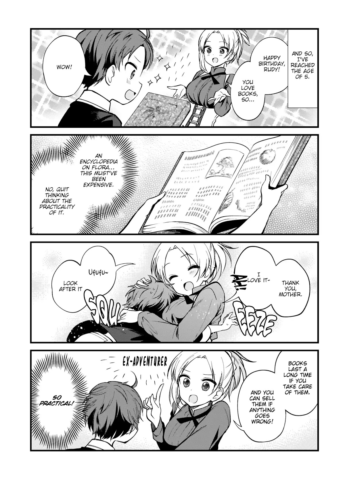 Mushoku Tensei: Even If It's a 4-Koma, I'll Get Serious Chapter 1 page 15 - Chapter 1
