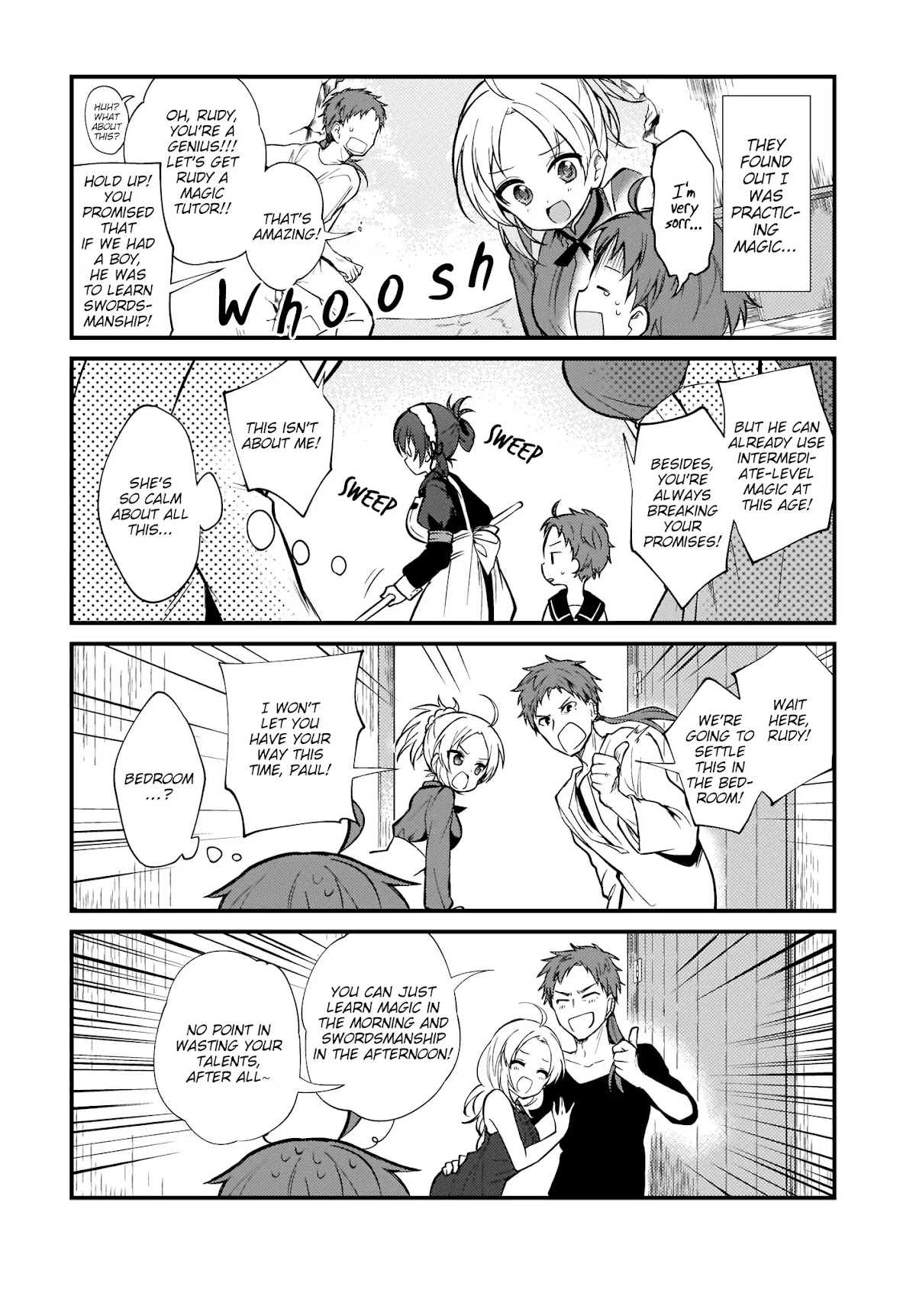 Mushoku Tensei: Even If It's a 4-Koma, I'll Get Serious Chapter 1 page 6 - Chapter 1