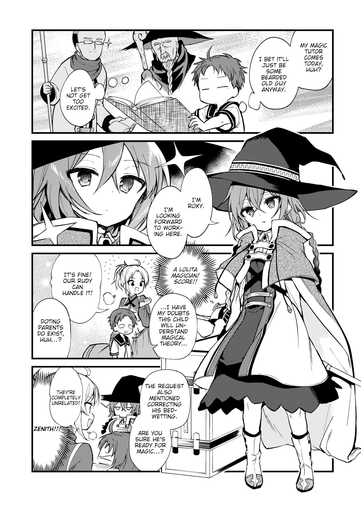 Mushoku Tensei: Even If It's a 4-Koma, I'll Get Serious Chapter 1 page 7 - Chapter 1